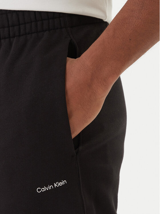 Calvin Klein Calvin Klein Spodnie dresowe Nano Standard Logo LV04LF247G Czarny Regular Fit