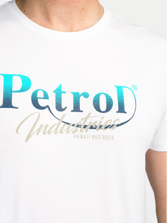 Petrol Industries Petrol Industries T-krekls M-1040-TSR634 Balts Regular Fit