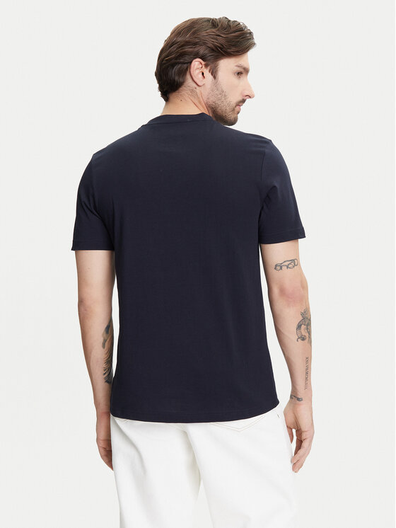 Tommy Hilfiger Tommy Hilfiger T-Shirt Fathers Day MW0MW39356 Granatowy Regular Fit