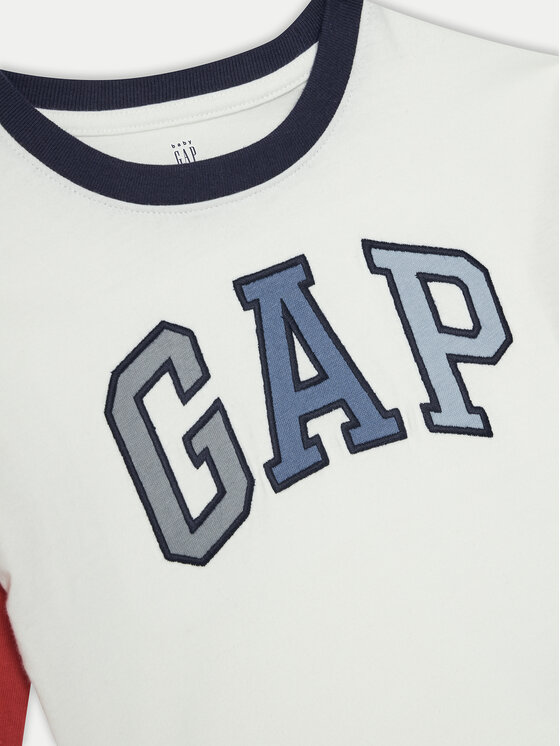 Gap Gap Μπλουζάκι 598355-01 Λευκό Regular Fit