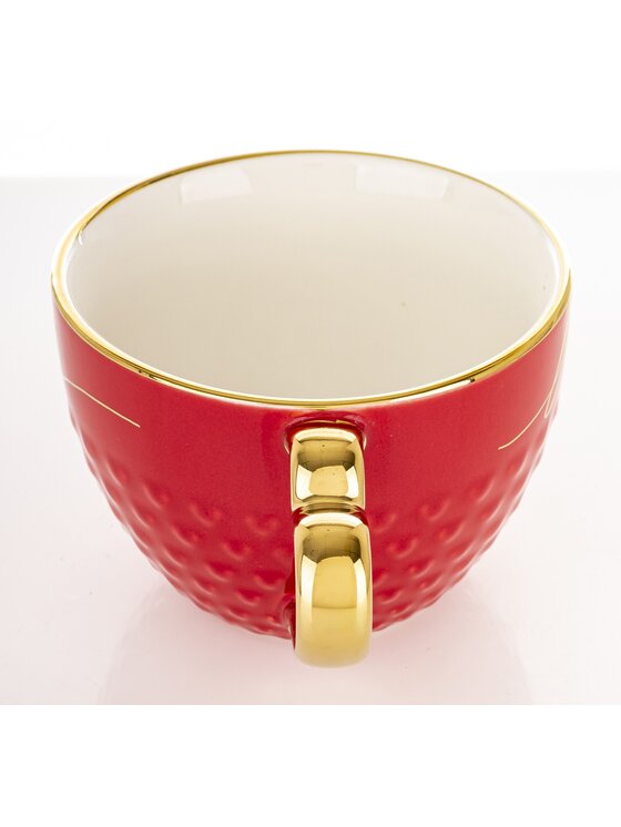 MIAhome MIAhome Filiżanka porcelanowa 500 ml LOVE Czerwony