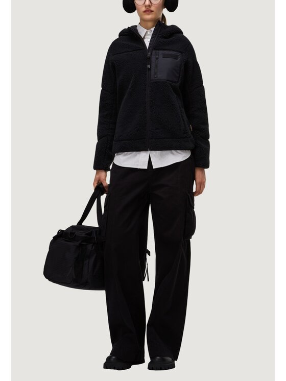 Napapijri Napapijri Felpa YUPIK OG H W Nero Egg Fit