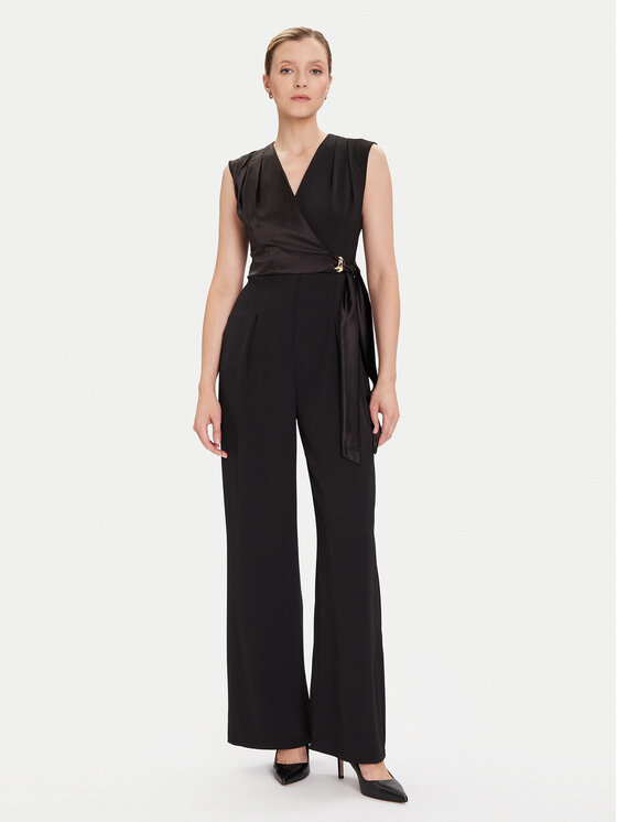 Rinascimento Rinascimento Salopetă CFC0020066002 Negru Regular Fit