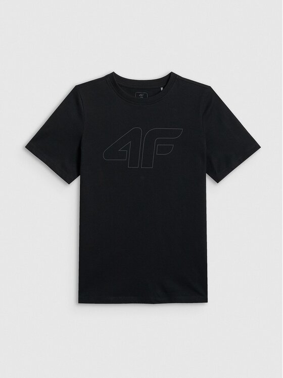 4F 4F T-shirt 4FJRSS26TTSHM3599-20S Nero Regular Fit
