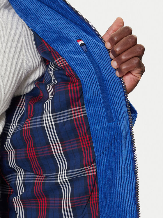 Tommy Hilfiger Tommy Hilfiger Vatovaná bunda MW0MW41361 Modrá Regular Fit