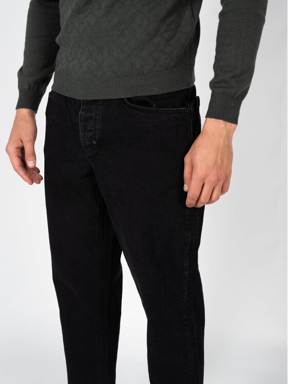 Antony Morato Antony Morato Τζιν MMDT00277-FA750369 Μαύρο Regular Fit