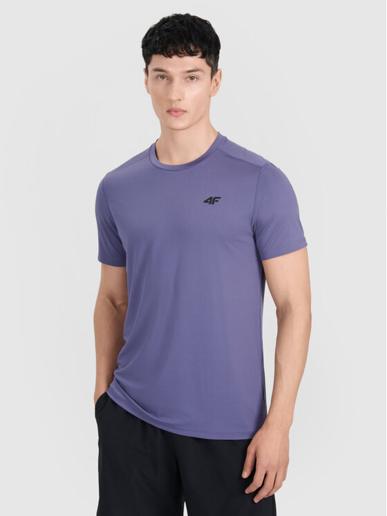4F 4F Koszulka techniczna MULTI ACTIVE Niebieski Regular Fit