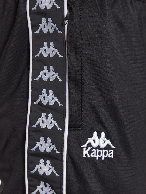 Kappa Kappa Spodnie dresowe 313012 Czarny Slim Fit