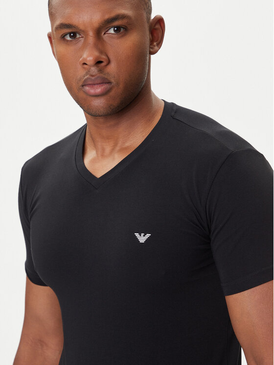 Emporio Armani Underwear Emporio Armani Underwear T-shirt EM000380 AF14133 UC001 Crna Fitted Fit