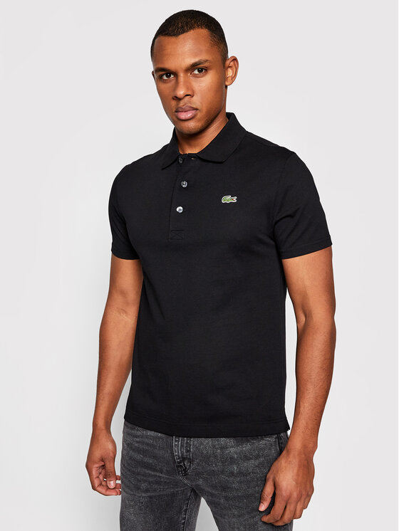 Lacoste Lacoste Polokošile YH4801 Černá Slim Fit