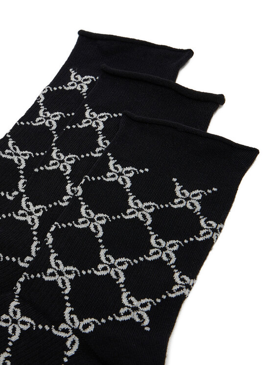 Nine West Nine West Socken CEO_BR_NW_Silver_01_Z_AW25 (3 PACK) Schwarz