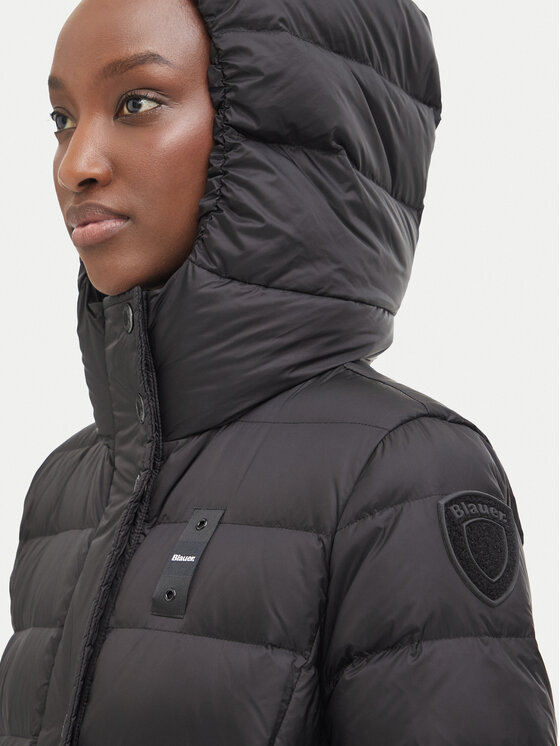 Blauer Blauer Vatovaná bunda Anita 26WBLDK03043 Čierna Regular Fit