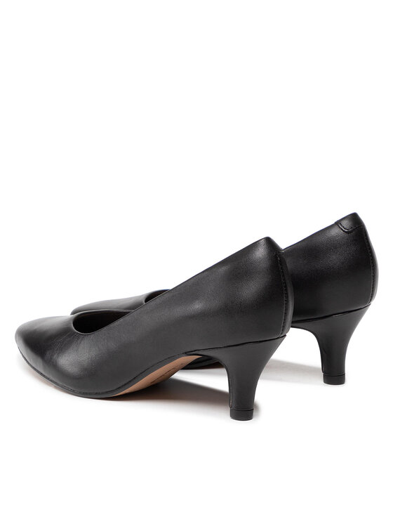 Clarks Clarks Półbuty Linvale Jerica 261372084 Czarny