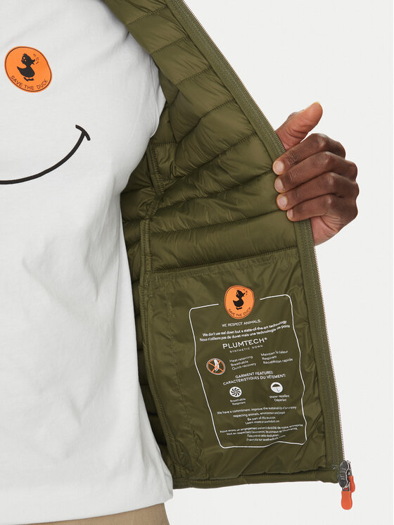 Save The Duck Save The Duck Kurtka przejściowa D32430M GIGA01 Zielony Regular Fit