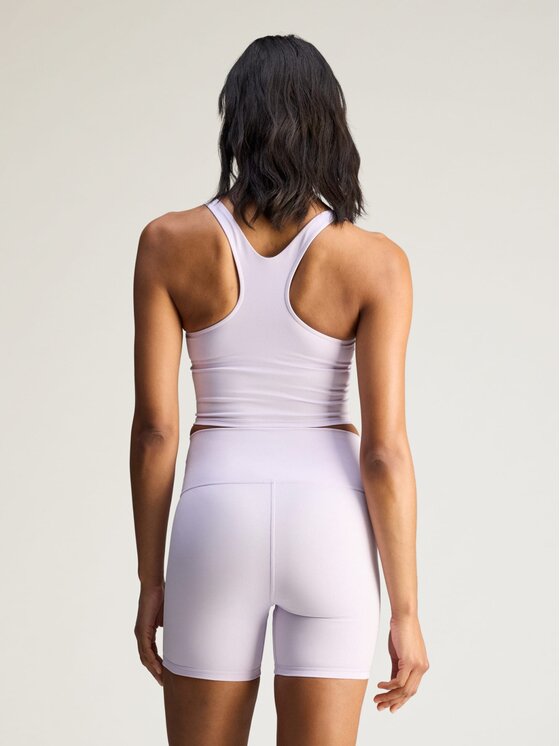 adidas by Stella McCartney adidas by Stella McCartney Koszulka techniczna 154551 Fioletowy Fitted Fit