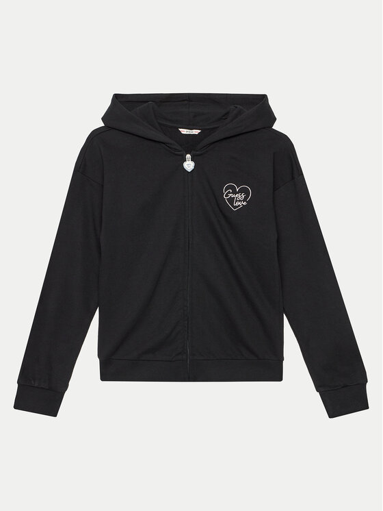 Guess Mikina J4YQ07 KA6R3 Čierna Regular Fit