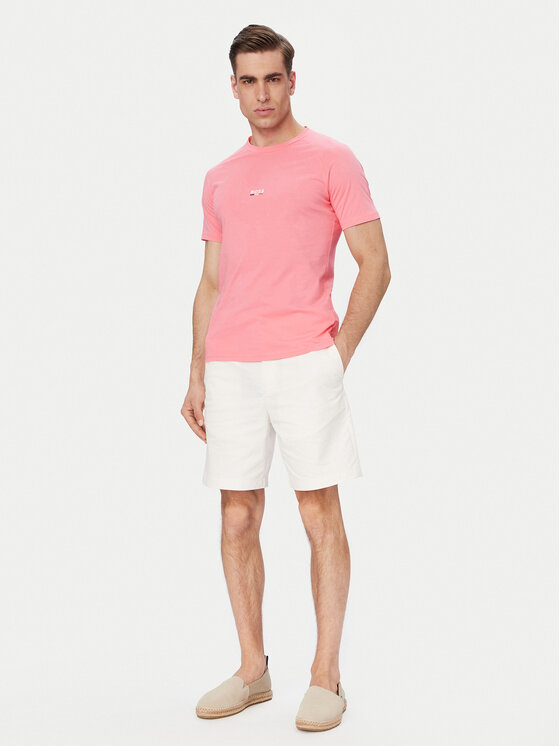 BOSS BOSS Majica 50517970 Svetlo rožnata Slim Fit