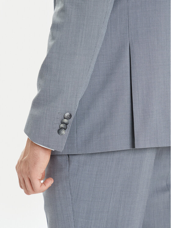 BOSS BOSS Garnitur H-Huge 50546087 Szary Slim Fit