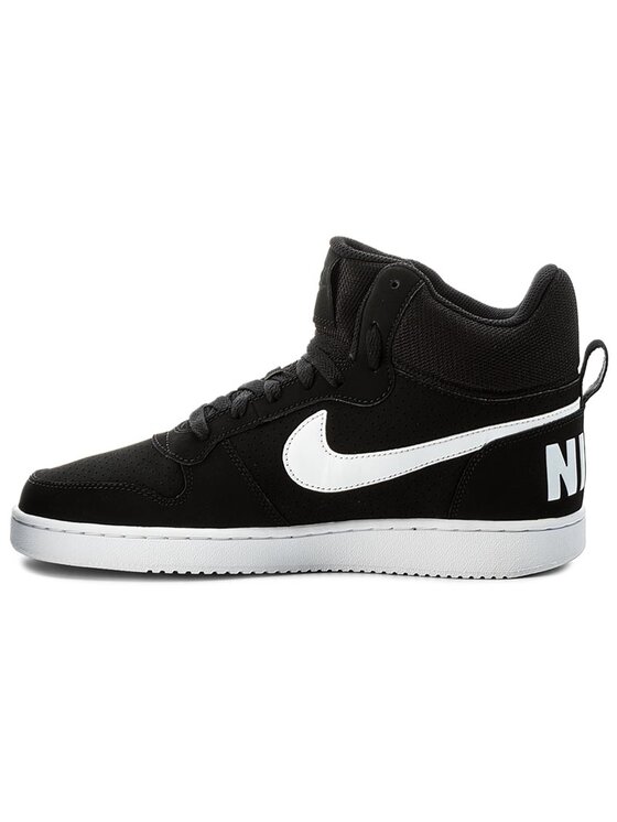 Nike Nike Обувки Court Borough Mid 838938 010 Черен