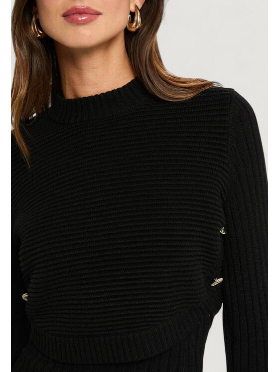 Morgan De Toi Morgan De Toi Vestito 252-RMOMO Nero Mom Fit