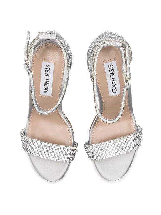 Steve Madden Carrson – Sandali Donna Con Tacco A Blocco E Cinturino Alla Caviglia – Pelle Nera, 41 EU