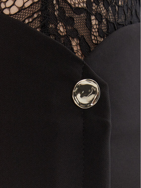 Rinascimento Rinascimento Пола тип молив CFC0125561003 Черен Slim Fit