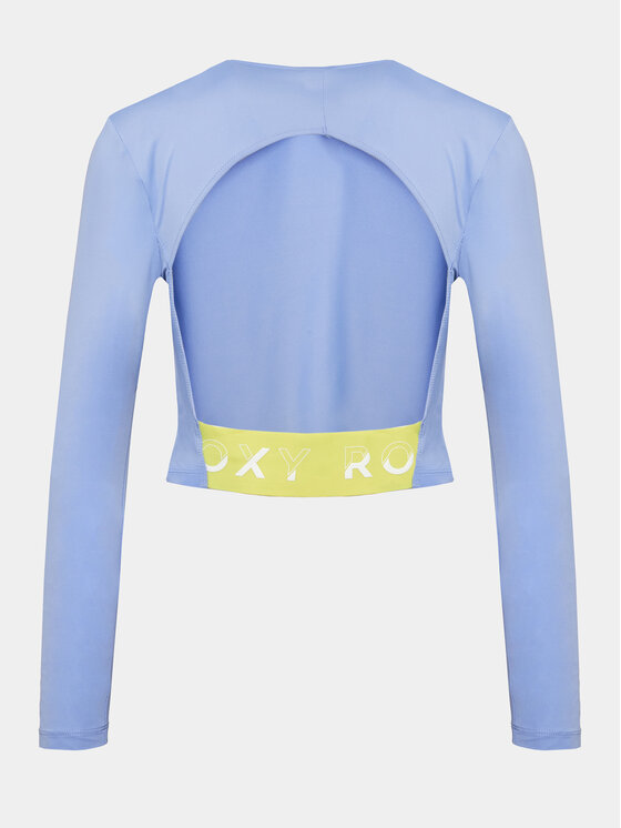 Roxy Roxy Top Bold Moves Ls Kttp ERJKT04067 Niebieski Slim Fit