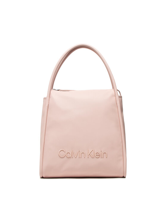 Geantă Calvin Klein Resort Hobo K60K609636 Roz