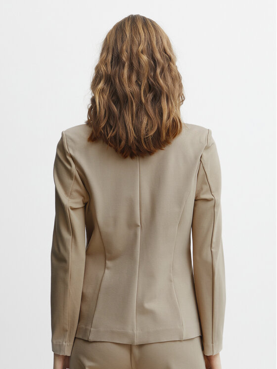 Fransa Fransa Sakko 20611867 Beige Regular Fit