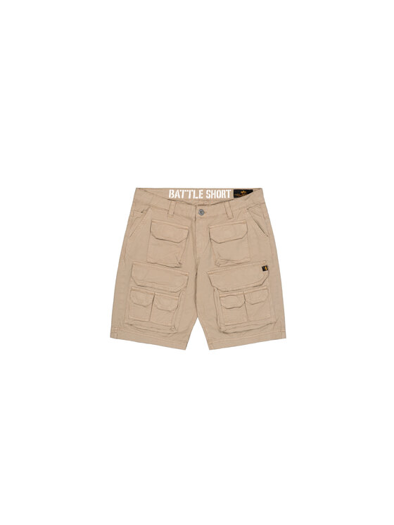 Alpha Industries Alpha Industries Szorty Battle Short Żółty Regular Fit