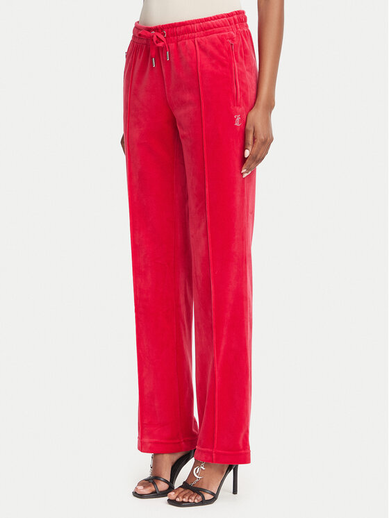 Juicy Couture Juicy Couture Sportinės kelnės Tina JCAPW045 Raudona Regular Fit