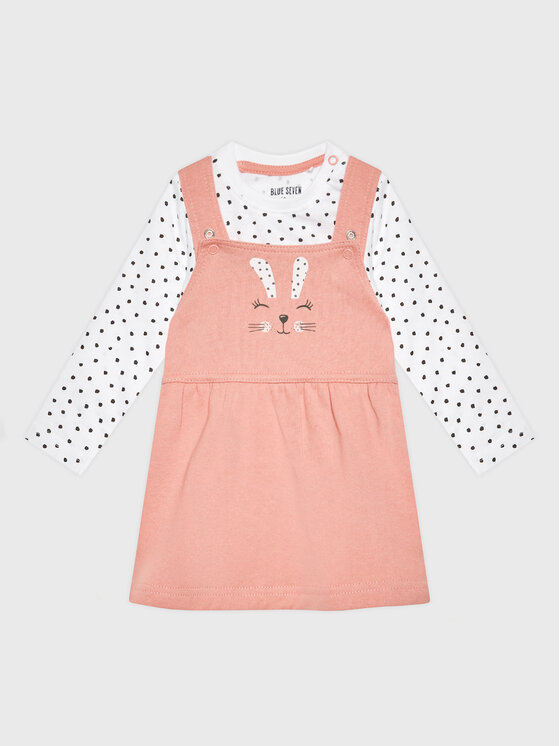 Blue Seven Blue Seven Body és ruha szett 473159 Rózsaszín Regular Fit