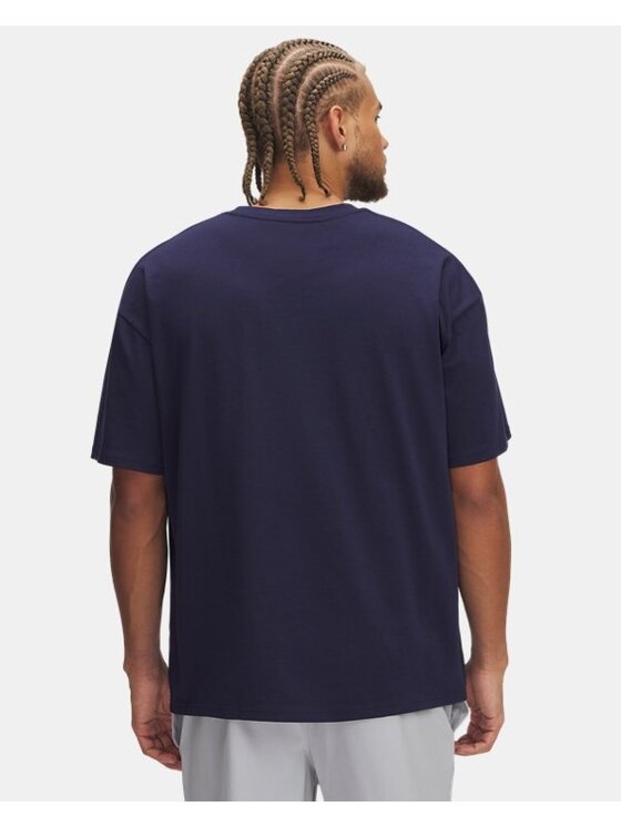 Under Armour Under Armour T-Shirt UA-1386803-410 Granatowy Active Fit
