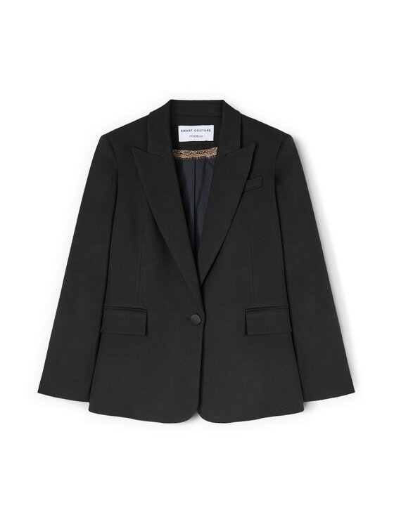 Motivi Motivi Giacca outdoor Q754Q201025N033 Nero Regular Fit