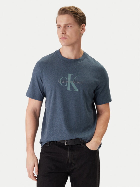 Calvin Klein Jeans Calvin Klein Jeans T-Shirt LV04RB862G Granatowy Regular Fit