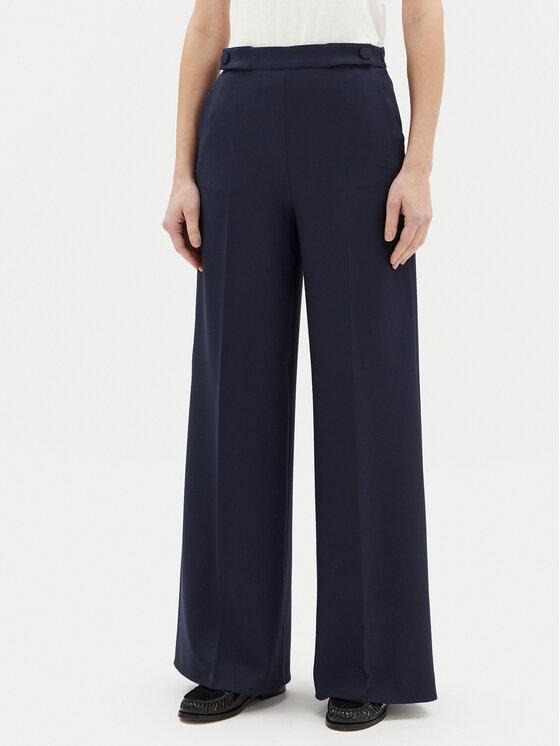 BOSS Pantaloni palazzo Tupita 50531846 Blu scuro Wide Leg, taglia : 34
