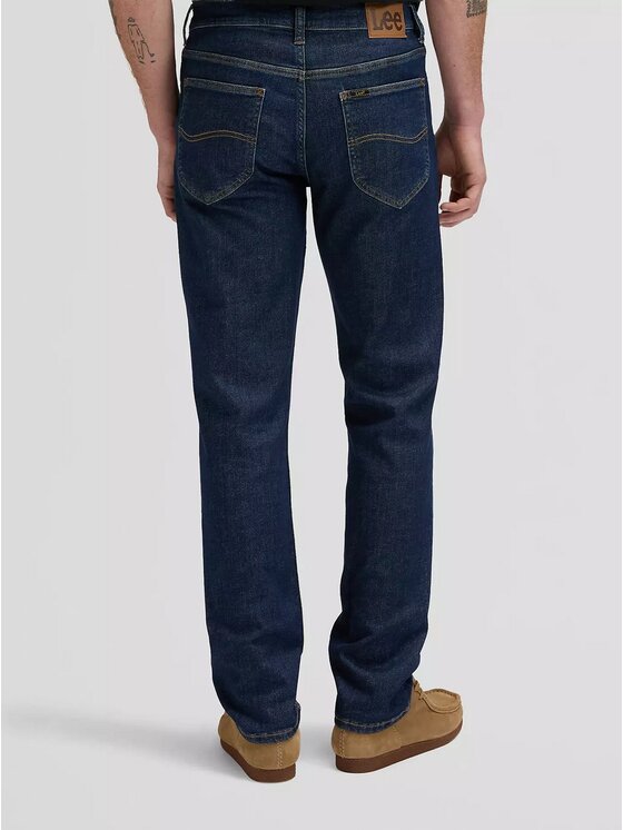 Lee Lee Jeansy Daren Granatowy Straight Leg