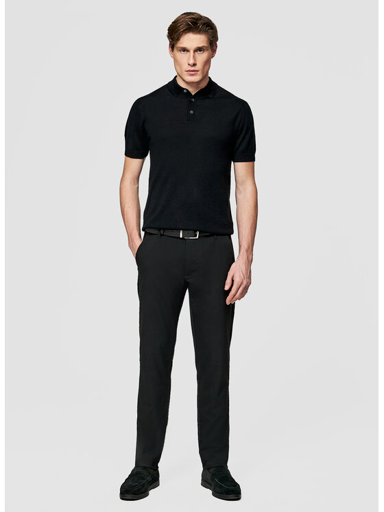 Pako Lorente Pako Lorente Polo P26SP-TX-011 Czarny Classic Fit