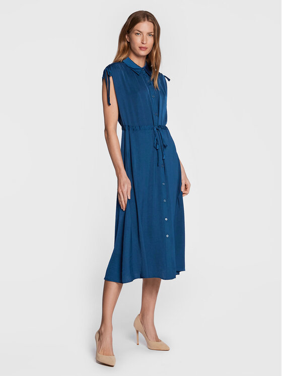 Vestito chemisier DD2F3868 Blu scuro Regular Fit