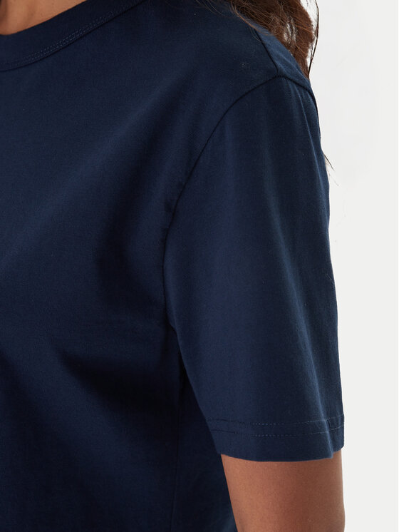 Tommy Jeans Tommy Jeans Póló Badge DW0DW22202 Sötétkék Boxy Fit