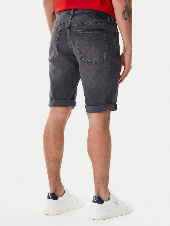 Calvin Klein Jeans Calvin Klein Jeans Pantaloncini di jeans J30J327515 Grigio Slim Fit