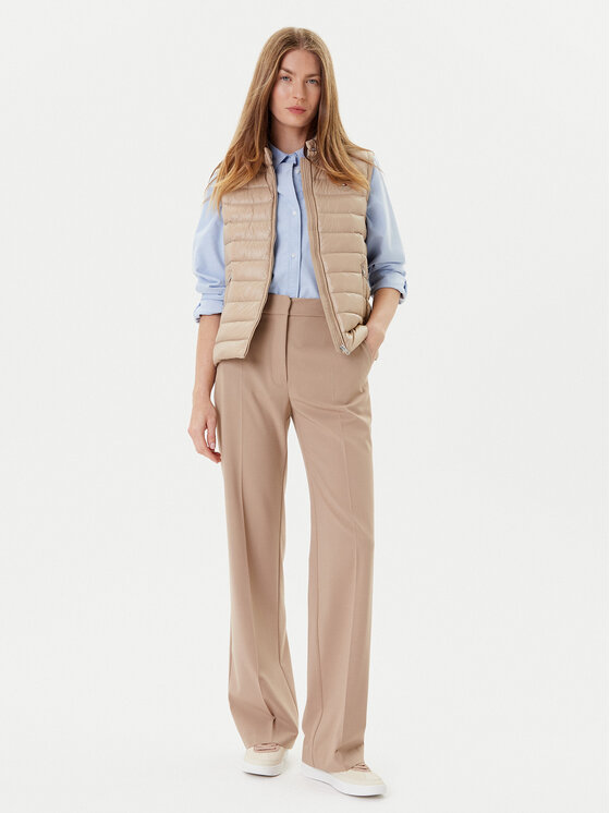 Tommy Hilfiger Tommy Hilfiger Жилетка за костюм WW0WW45499 Бежов Regular Fit