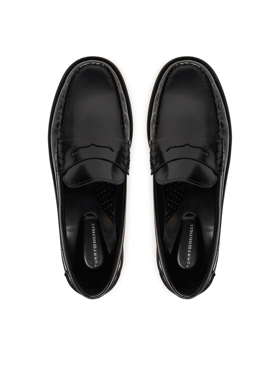 Tommy Hilfiger Tommy Hilfiger Mokasíny Classic High Abra Loaf FM0FM05624 Čierna