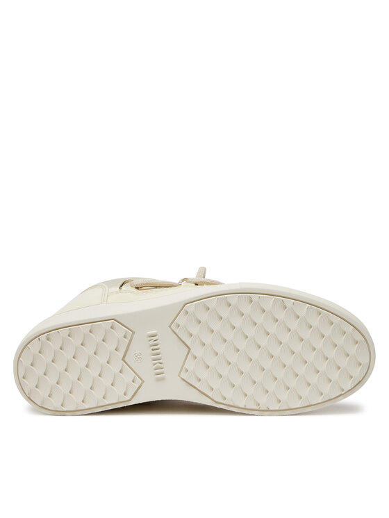 Inuikii Inuikii Schneeschuhe Gloss Wedge 75203-007 Écru