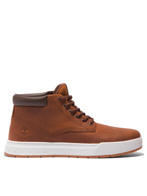 Timberland Timberland Kotníková obuv Maple Grove Lthr Chk TB0A297Q3581 Hnědá
