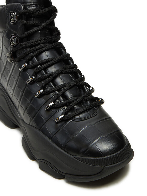 MICHAEL Michael Kors MICHAEL Michael Kors Сникърси Atlas Crocodile Embossed 42F4ATFB6L Черен