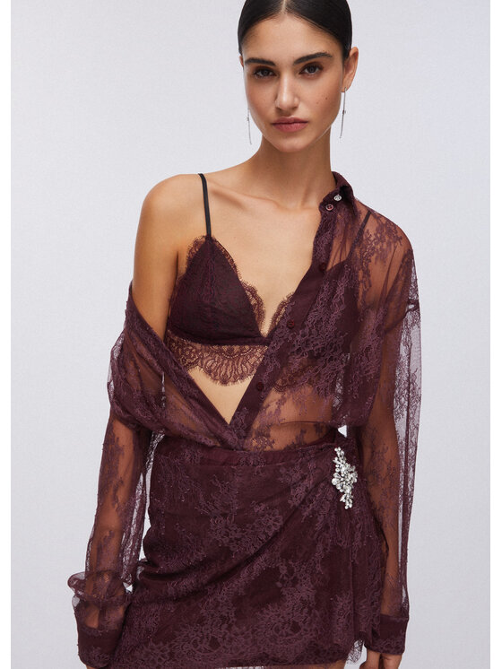Liu Jo Liu Jo Top PA6063J4961X0744 Brązowy Regular Fit