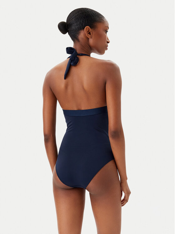 Tommy Hilfiger Tommy Hilfiger Jednodílné plavky UW0UW05850 Tmavomodrá