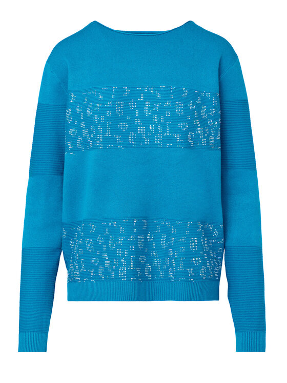 QUIOSQUE QUIOSQUE Sveter QUIOSQUE 6VL004804 Modrá Regular Fit