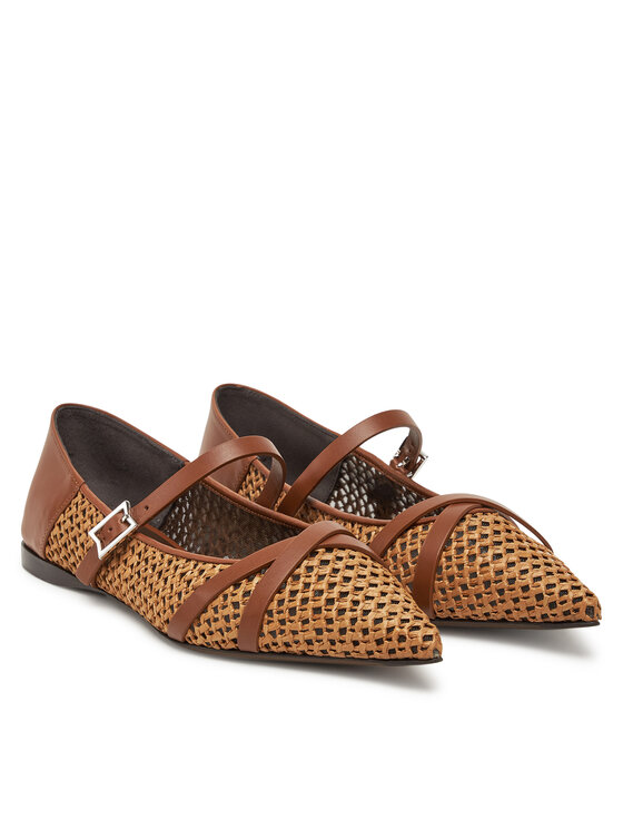 Max Mara Max Mara Balerinke 2514521332600 Smeđa